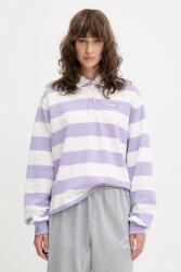 Tommy Hilfiger pamut melegítőfelső lila, mintás, DW0DW20948 - lila XL