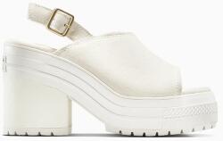 Converse velúr szandál Chuck 70 De Luxe Heel Mule fehér, magassarkú, A15070C - fehér Női 39
