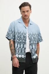 HUGO BOSS pamut ing férfi, relaxed, 50539218 - kék XL