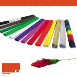 FOLIA Krepp papír 50x250 cm, 32gr narancs