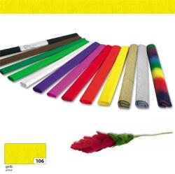 FOLIA Krepp papír 50x250 cm, 32gr sárga