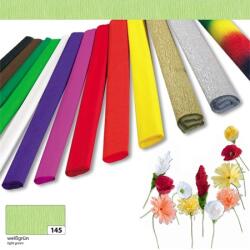 FOLIA Krepp papír 50x250 cm, 32gr halványzöld, FOLIA