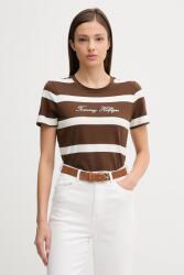 Tommy Hilfiger pamut póló barna, WW0WW45746 - barna XXL