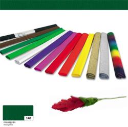 FOLIA Krepp papír 50x250 cm, 32gr sötétzöld