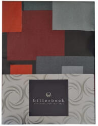 Billerbeck Bianka 5 részes pamut ágyneműhuzat - piros-fekete-szürke kockás