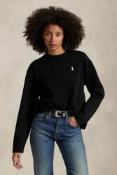 Ralph Lauren pamut hosszúujjú fekete, 211967105 - fekete L