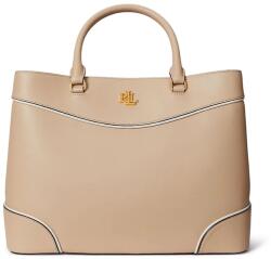 Lauren Ralph Lauren bőr táska - bézs Univerzális méret - answear - 144 990 Ft