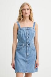 Levi's ruha ICONIC BUTTON THRU DRESS mini, testhezálló, 001WE - kék S