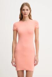 Calvin Klein ruha narancssárga, mini, testhezálló, LV047B266G - narancssárga XS
