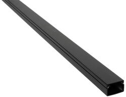 ELMARK 2m. 40X25 PLASTIC CABLE TRUNKING CT2 BLACK (5624025BL)