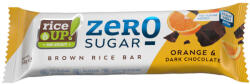 RiceUP! zero rizsszelet narancsos ízű étcsokoládéval hozzáadott cukor nélkül 18 g (Gluténmentes)