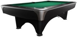 Dynamic Biliárdasztal, Dynamic IV, 9 ft. , Matt fekete Simonis 760 yellow green (55.200.09.6.2)