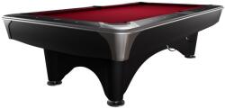 Dynamic Biliárdasztal, Dynamic IV, 9 ft. , Matt fekete Simonis 760 burgundy (55.200.09.6.8)