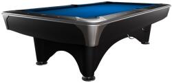 Dynamic Biliárdasztal, Dynamic IV, 9 ft. , Matt fekete Simonis 860 royal blue (55.200.09.6.14)