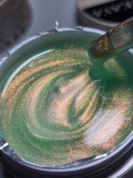 Kievskaya Freeze Gel Pool Party - Gel Builder Turcoaz Lichid cu Efect Sclipici Fin (FREEZE-PP)