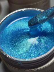 Kievskaya Freeze Gel Pretty Peacock - Gel Builder Verde-Albăstrui cu Efect Sclipici Elegant (FREEZE-PPE)