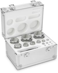 KERN E2 súlykészlet precíziós mérlegekhez 1 g - 2 kg alumínium dobozban (312-076)