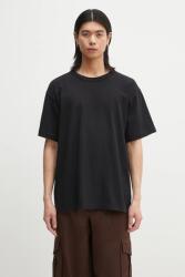 Norse Projects pamut póló Simon Heavy T-shirt fekete, férfi, sima, N01.0687. 9999 - fekete XL