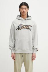 Icecream pamut melegítőfelső Running Dog Popover Hood szürke, férfi, nyomott mintás, kapucnis, IC25132 - szürke L
