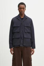 Norse Projects ing Mads Travel Light Overshirt férfi, galléros, sötétkék, relaxed, N50.0269. 7004 - sötétkék XL