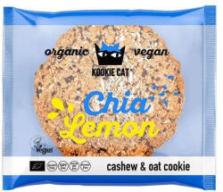 Kookie Cat zabkeksz chia-citrom 50g - netbio