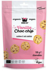Kookie Cat Vanilla csoki darabokkal keksz Bio 100g