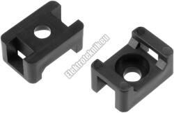  58323BK Csavarozható kábelkötegelő talp