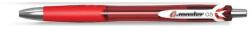 FlexOffice Zseléstoll 0, 25 mm nyomógombos FlexOffice G. master piros írásszín
