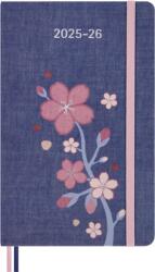 Moleskine Határidőnapló Sakura 2025/26 18 Hónap Heti Kemény (7540175008)