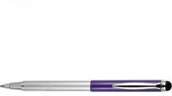 Zebra Golyóstoll metál lila test, Zebra Stylus Telescopic, írásszín kék (46618)