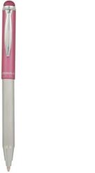 Zebra Golyóstoll, 0, 24 mm, teleszkópos, rozsdamentes acél, pink tolltest, ZEBRA "Telescopic Metal Stylus", kék (46617) - hunrods