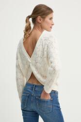 Pepe Jeans pulóver NOVA könnyű, női, bézs, PL702239 - bézs XL