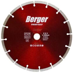 Berger szegmentált gyémánttárcsa 230x22, 23/SH7mm (010301-0237) - solnaiparcikk
