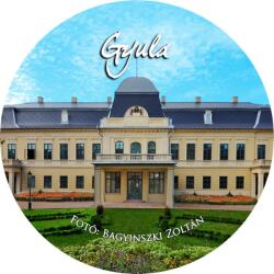 Ajándékgyár Fém hűtőmágnes Gyula - Almásy-kastély nappal (KS16)