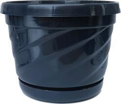  Kaspó Tálca Loft 190X130 Mm Antracit