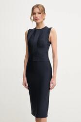 Herve Leger ruha Julia sötétkék, midi, egyenes, BWE8498975 - sötétkék S