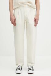 APC A. P. C. pamut nadrág pantalon willow bézs, egyenes, COGBJ. F08486 - bézs 34