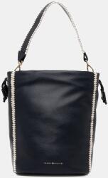 Tommy Hilfiger bőr táska sötétkék, AW0AW17540 - sötétkék Univerzális méret
