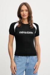 Calvin Klein pulóver könnyű, fekete, LV047C307G - fekete XXS