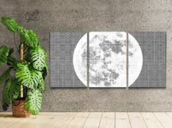  PontPöttyöző - Hold (3 db-os készlet) Méret: 40x60cm (3db), Keretezés: Műanyagtáblával, Szín: Zöld