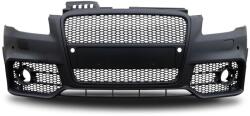  Предна броня за Audi A4 B7 8E (2004-2008) - S-Line Design с черна решетка с отвори за парктроник (BUMPA4PRSB)