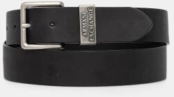 Armani Exchange - Bőr öv - fekete 85 - answear - 20 990 Ft