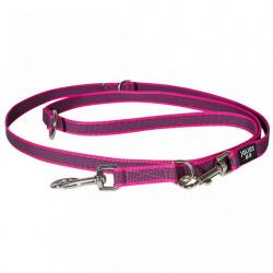 DT Lesa J-K9 dresaj ajustabila 2 x 220 cm 50 kg roz