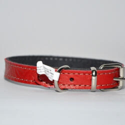 DT Zgarda piele 1, 5 cm 35 cm nr 1 rosu