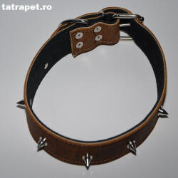 DT Zgarda piele ornamente 4 65 cm nr 5 maro
