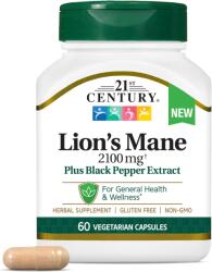 21st Century Lion's Mane + Black Pepper, 60 капсули, 21st Century (9286)
