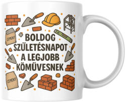 Boldog születésnapot a legjobb kőművesnek bögre (Boldog_szuletesnapot_legjobb_komuvesnek_bogre)