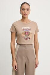 Guess pamut póló - barna XS - answear - 15 990 Ft