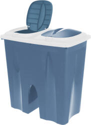 Excellent Houseware Cos de gunoi cu 2 compartimente Excellent Houseware, plastic, 50x30x55 cm, albastru (KO-Y54230710A) Cos de gunoi