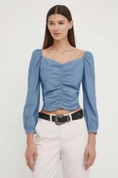 Levi's farmer blúz női, sima - kék L - answear - 16 990 Ft